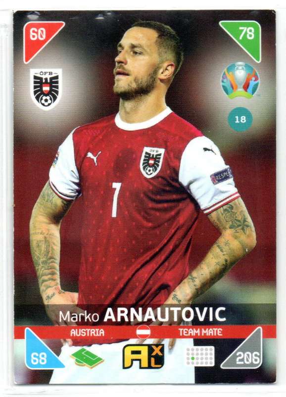 Panini UEFA Euro 2020 / XL Adrenalyn - Austria - 17 Cards