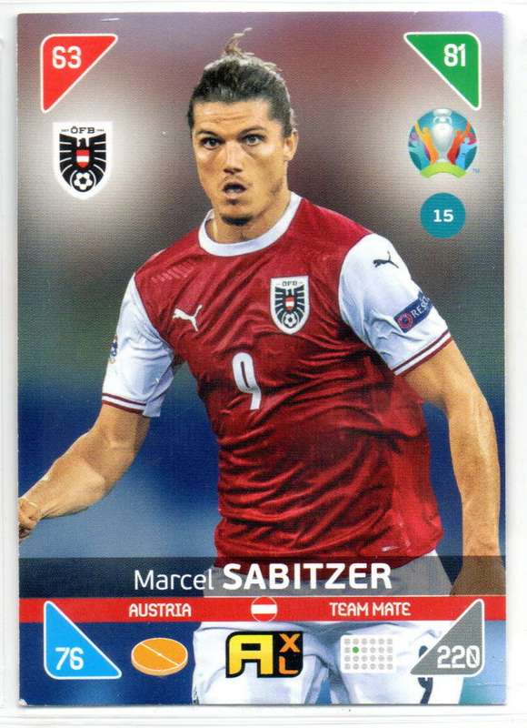 Panini UEFA Euro 2020 / XL Adrenalyn - Austria - 17 Cards