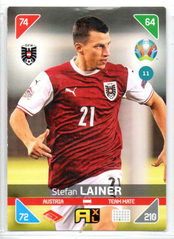 Panini UEFA Euro 2020 / XL Adrenalyn - Austria - 17 Cards