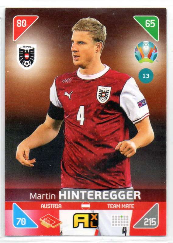 Panini UEFA Euro 2020 / XL Adrenalyn - Austria - 17 Cards