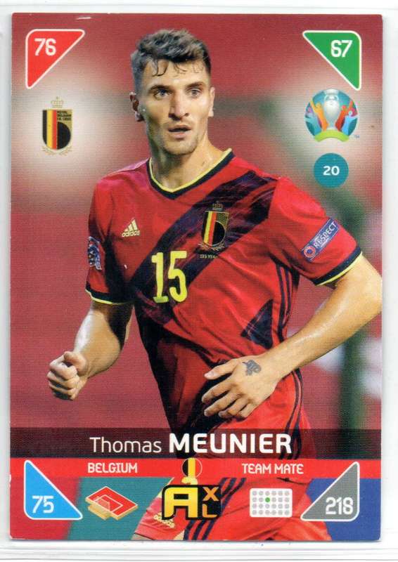 Panini UEFA Euro 2020 / XL Adrenalyn - Belgium - 9 Cards
