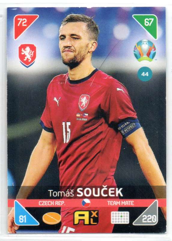 Panini UEFA Euro 2020 / XL Adrenalyn - Czech Rep - 8 Cards