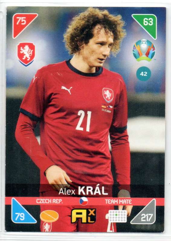 Panini UEFA Euro 2020 / XL Adrenalyn - Czech Rep - 8 Cards