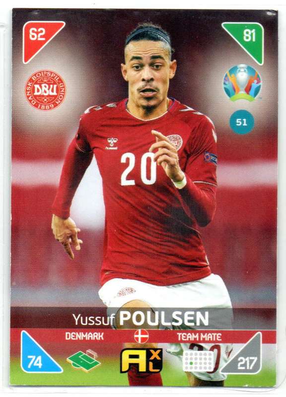 Panini UEFA Euro 2020 / XL Adrenalyn - Denmark - 14 Cards