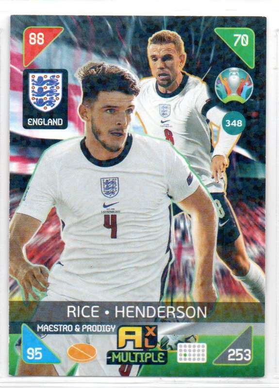 Panini UEFA Euro 2020 / XL Adrenalyn - England - 13 Cards