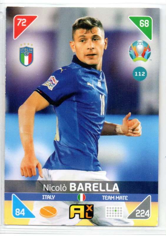 Panini UEFA Euro 2020 / XL Adrenalyn - Italy - 14 Cards