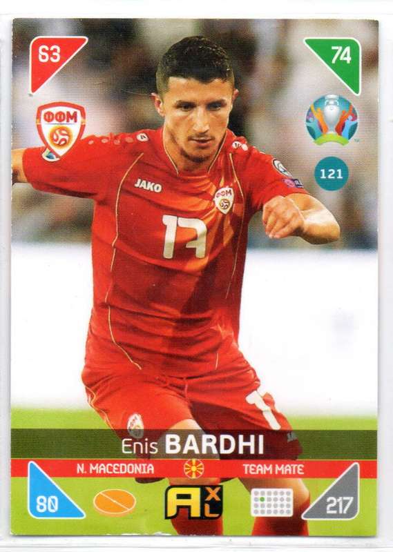 Panini UEFA Euro 2020 / XL Adrenalyn - N.Macedonia - 12 Cards