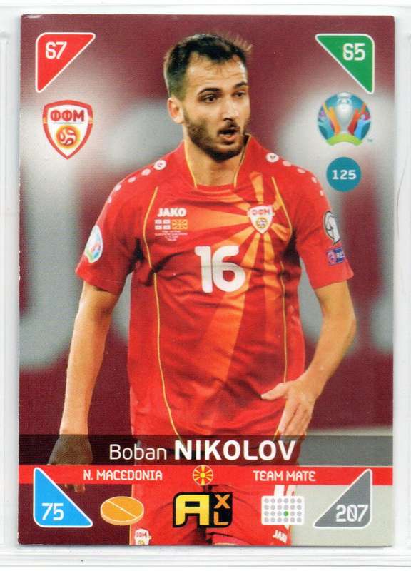 Panini UEFA Euro 2020 / XL Adrenalyn - N.Macedonia - 12 Cards