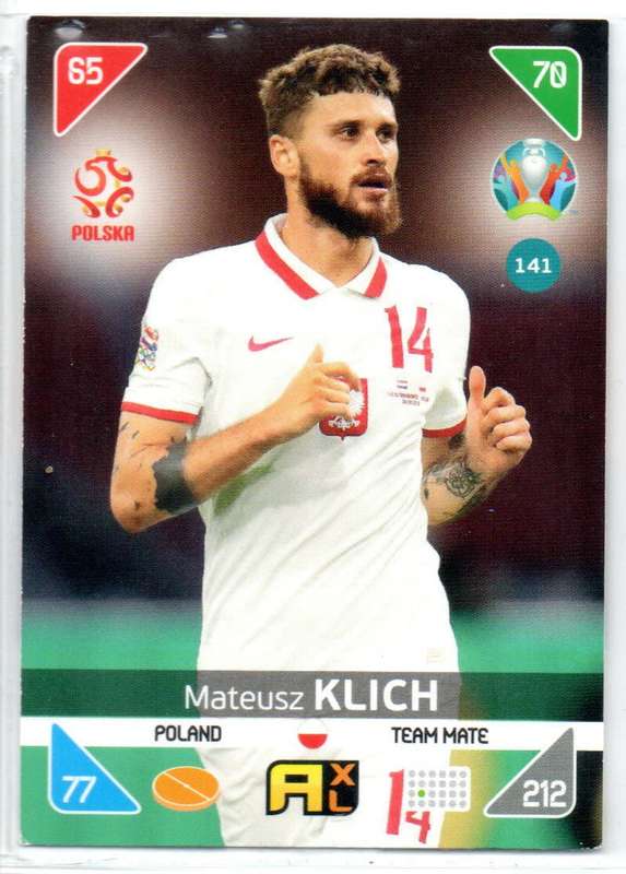 Panini UEFA Euro 2020 / XL Adrenalyn - Poland - 18 Cards