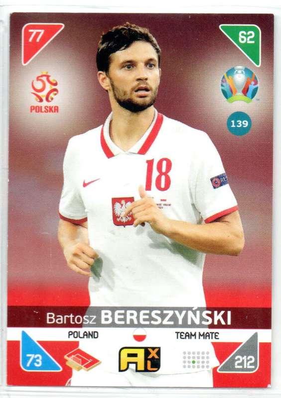 Panini UEFA Euro 2020 / XL Adrenalyn - Poland - 18 Cards