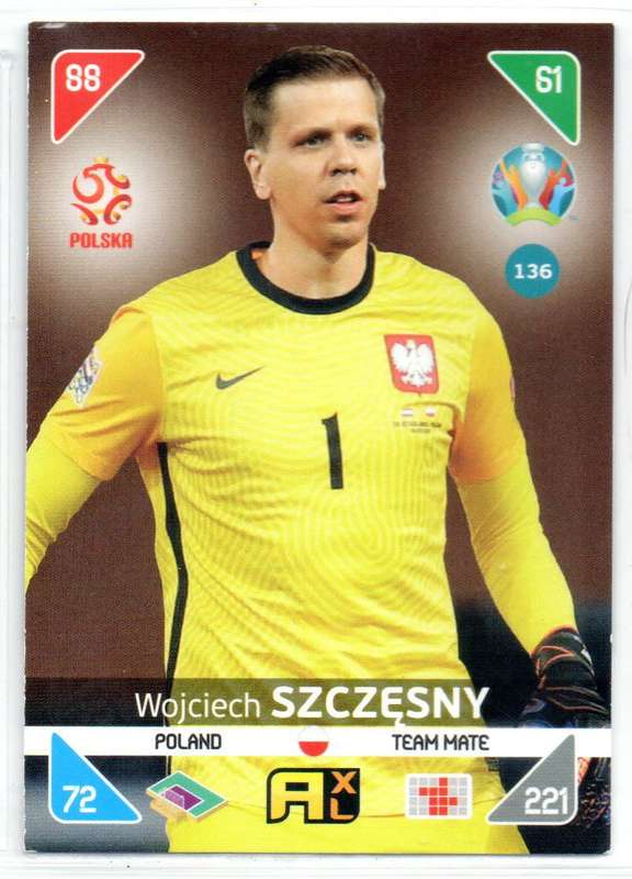 Panini UEFA Euro 2020 / XL Adrenalyn - Poland - 18 Cards