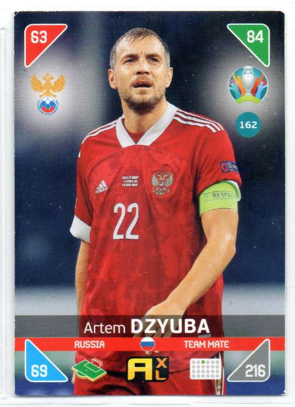 Panini UEFA Euro 2020 / XL Adrenalyn - Russia - 16 Cards