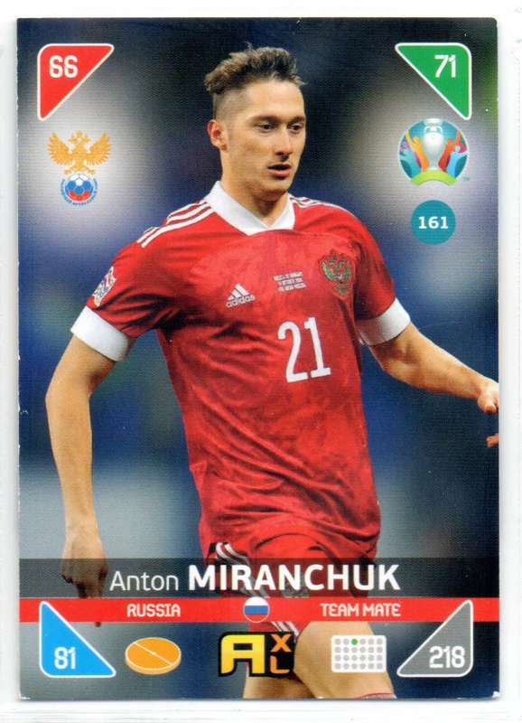 Panini UEFA Euro 2020 / XL Adrenalyn - Russia - 16 Cards