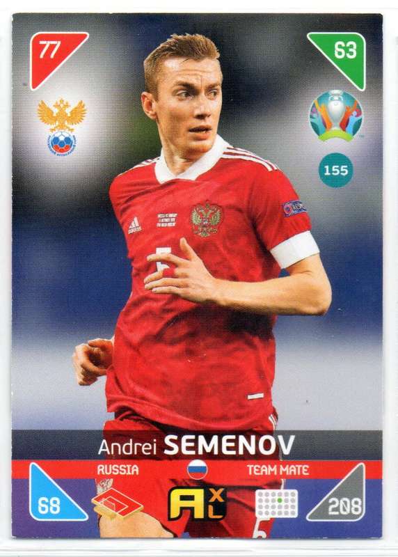Panini UEFA Euro 2020 / XL Adrenalyn - Russia - 16 Cards