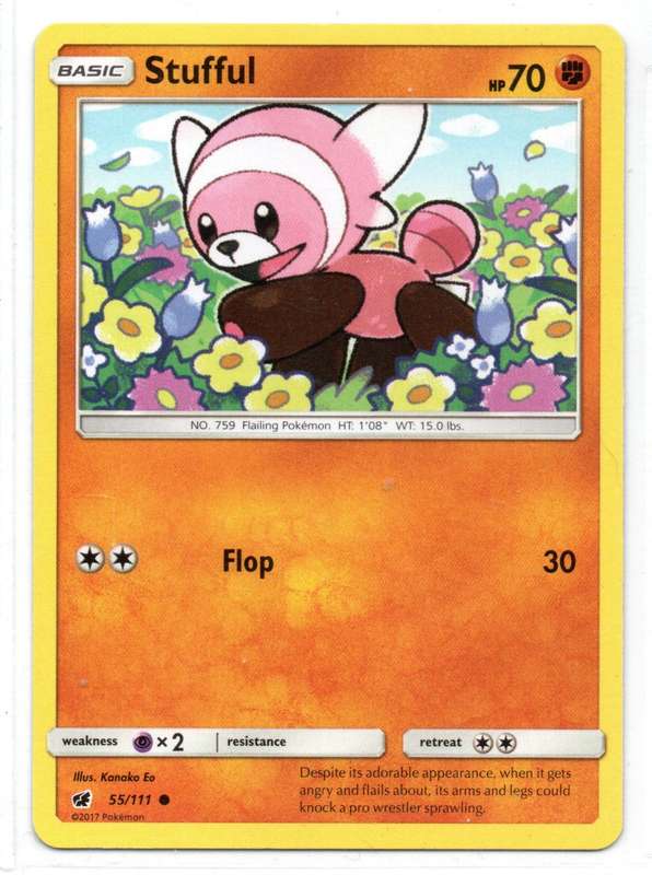 2017 Pokemon - Crimson Invasion - Stufful 55/111 Common