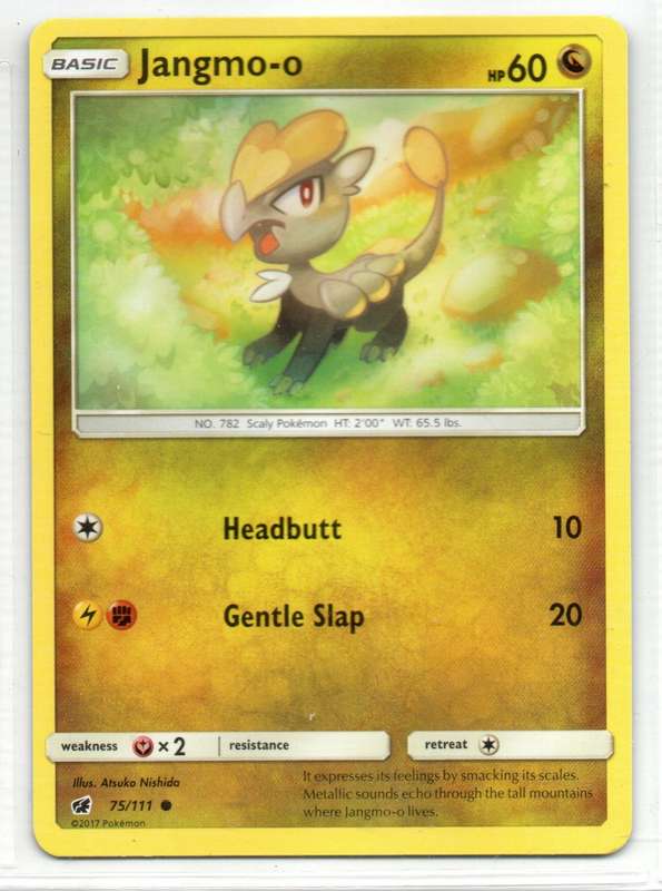 2017 Pokemon - Crimson Invasion - Jangmo-o 75/111 Common