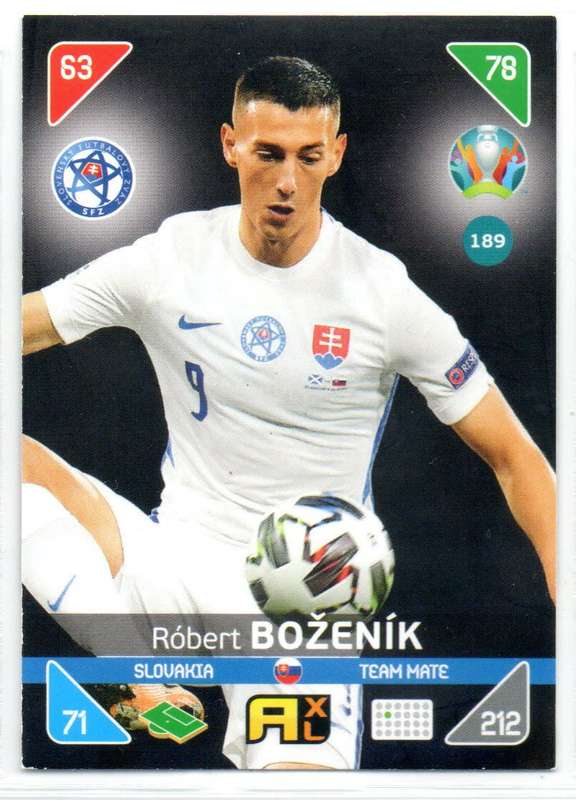 Panini UEFA Euro 2020 / XL Adrenalyn - Slovakia - 9 Cards