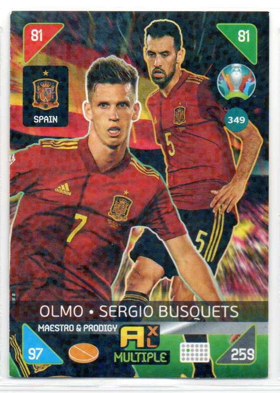 Panini UEFA Euro 2020 / XL Adrenalyn - Spain - 18 Cards