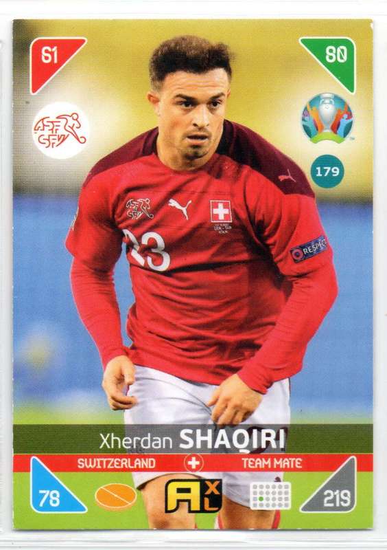 Panini UEFA Euro 2020 / XL Adrenalyn - Switzerland - 12 Cards