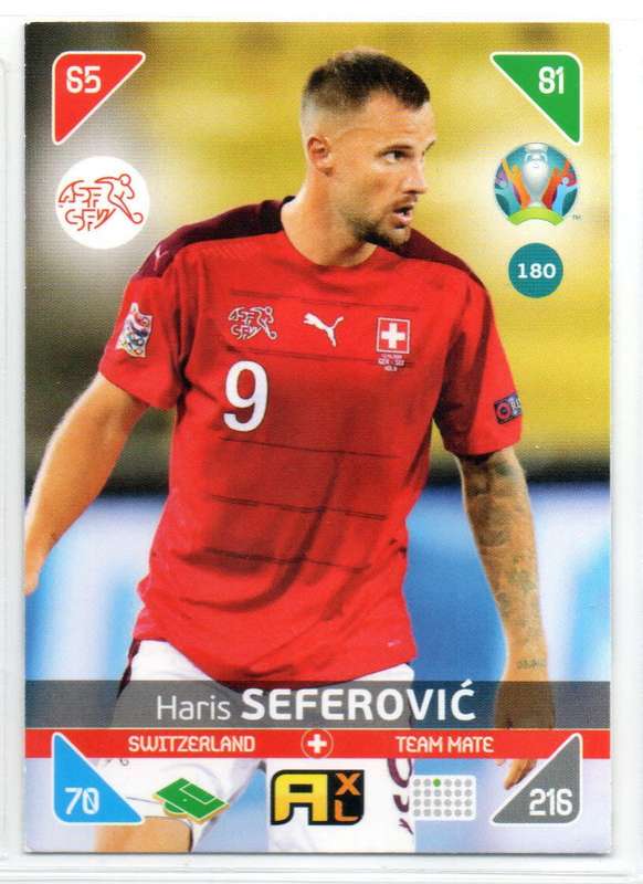 Panini UEFA Euro 2020 / XL Adrenalyn - Switzerland - 12 Cards