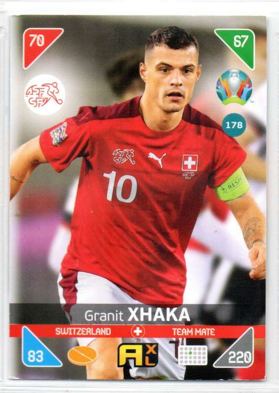Panini UEFA Euro 2020 / XL Adrenalyn - Switzerland - 12 Cards