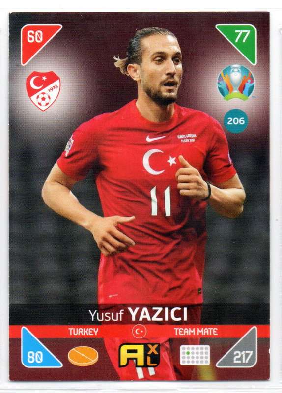 Panini UEFA Euro 2020 / XL Adrenalyn - Turkey - 10 Cards