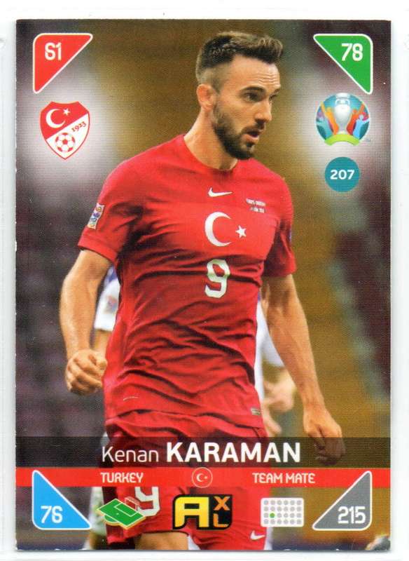 Panini UEFA Euro 2020 / XL Adrenalyn - Turkey - 10 Cards