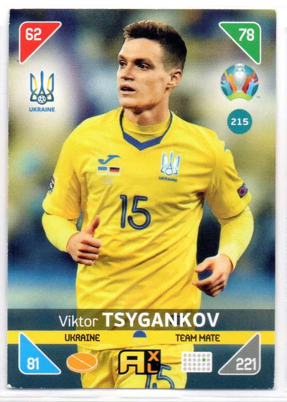 Panini UEFA Euro 2020 / XL Adrenalyn - Ukraine - 14 Cards