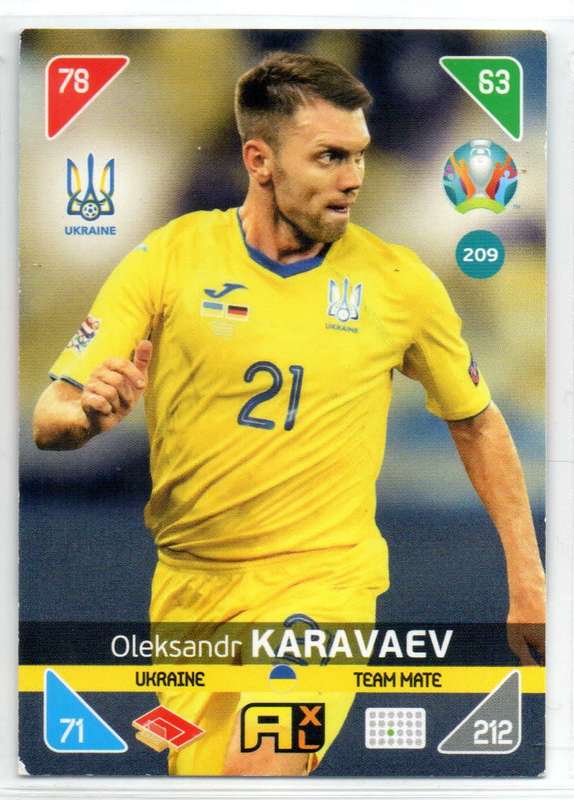 Panini UEFA Euro 2020 / XL Adrenalyn - Ukraine - 14 Cards