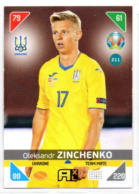 Panini UEFA Euro 2020 / XL Adrenalyn - Ukraine - 14 Cards