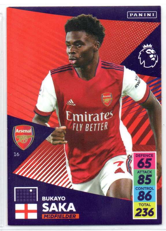 Panini Premier League 2021/22 / XL Adrenalyn - Arsenal - 9 Cards