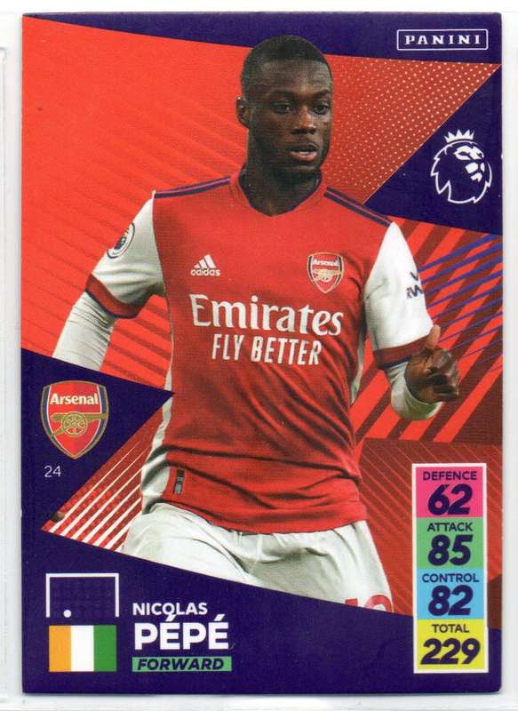 Panini Premier League 2021/22 / XL Adrenalyn - Arsenal - 9 Cards