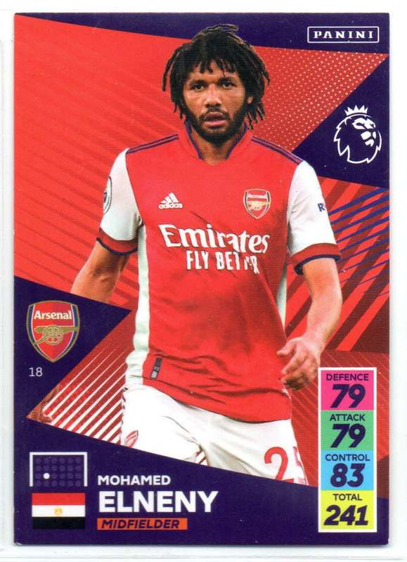 Panini Premier League 2021/22 / XL Adrenalyn - Arsenal - 9 Cards