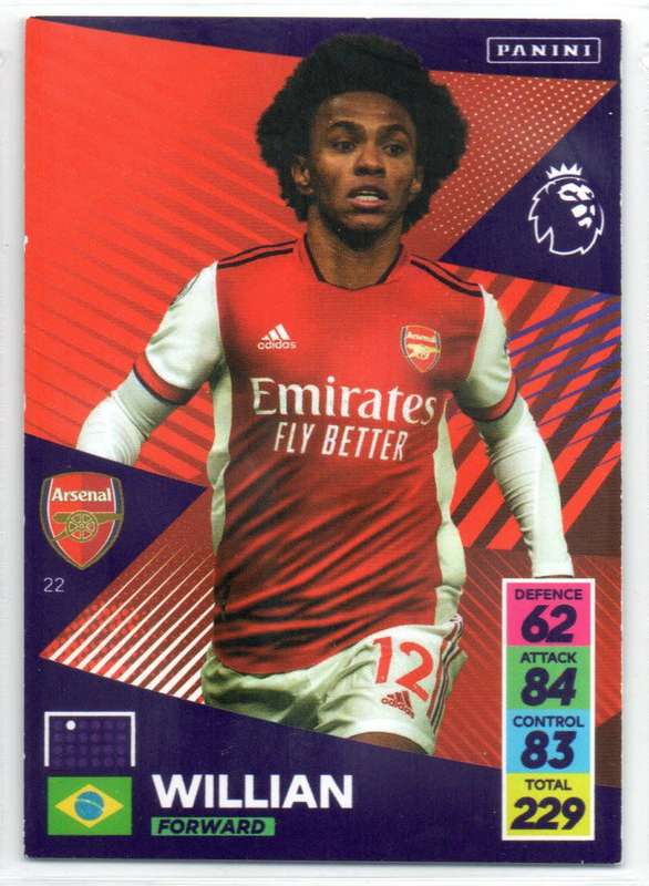 Panini Premier League 2021/22 / XL Adrenalyn - Arsenal - 9 Cards
