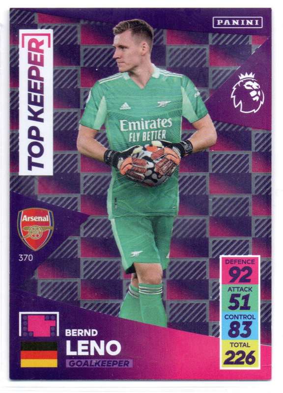 Panini Premier League 2021/22 / XL Adrenalyn - Arsenal - 9 Cards