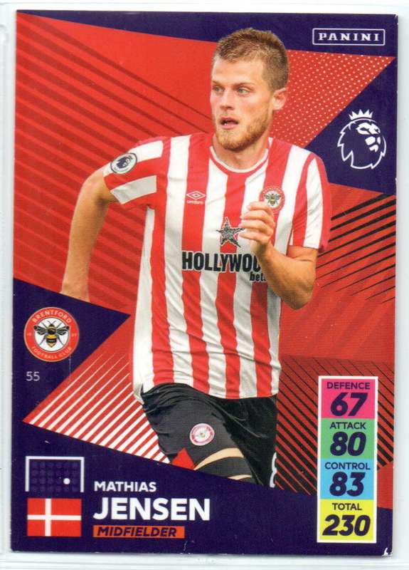 Panini Premier League 2021/22 / XL Adrenalyn - Brentford - 11 Cards