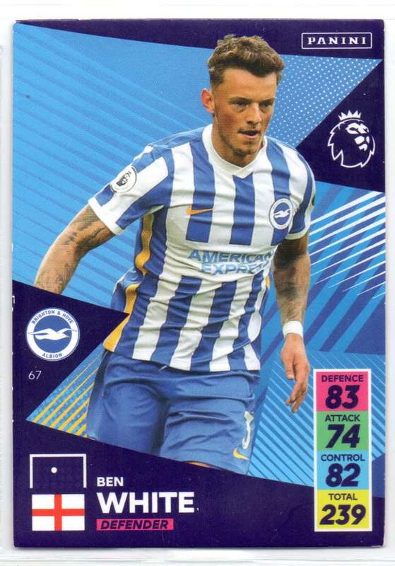 Panini Premier League 2021/22 / XL Adrenalyn - Brighton & Hove Albion - 8 Cards