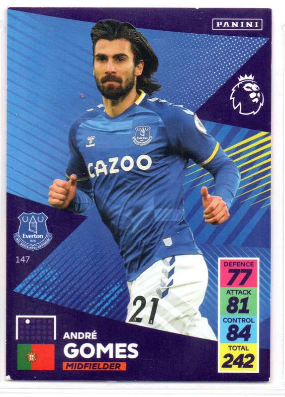 Panini Premier League 2021/22 / XL Adrenalyn - Everton - 3 Cards