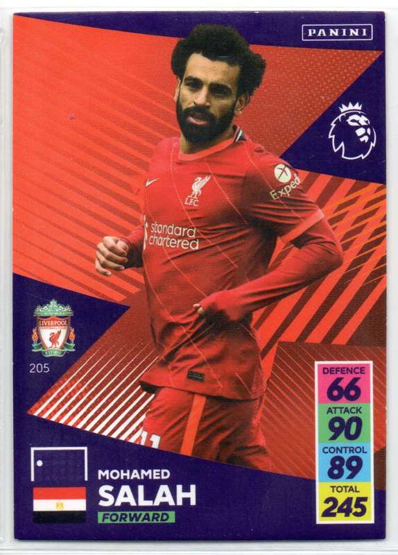 Panini Premier League 2021/22 / XL Adrenalyn - Liverpool - 4 Cards