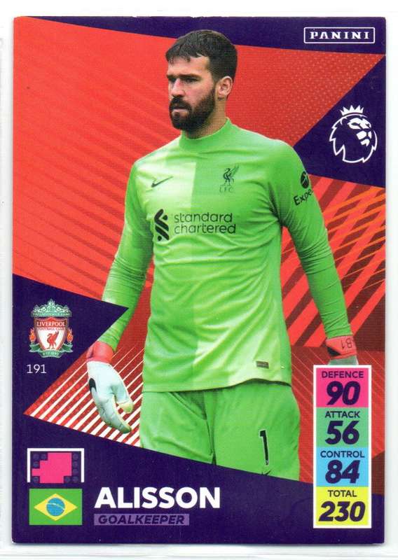 Panini Premier League 2021/22 / XL Adrenalyn - Liverpool - 4 Cards