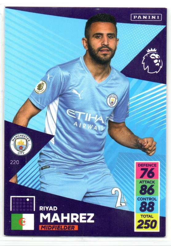 Panini Premier League 2021/22 / XL Adrenalyn - Manchester City - 12 Cards