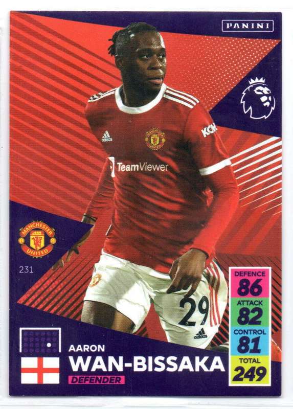 Panini Premier League 2021/22 / XL Adrenalyn - Manchester United - 6 Cards