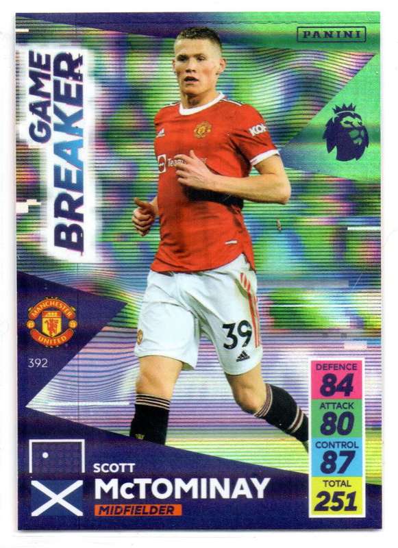 Panini Premier League 2021/22 / XL Adrenalyn - Manchester United - 6 Cards