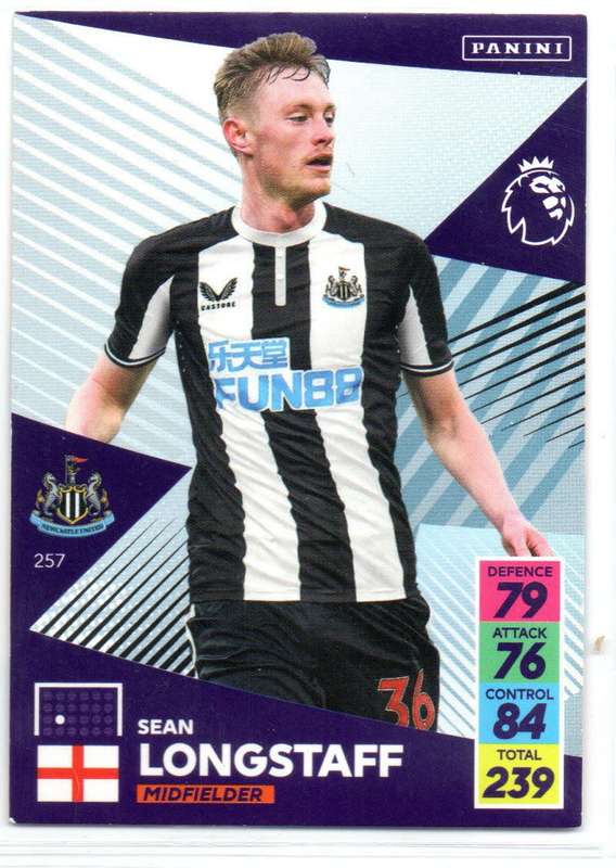 Panini Premier League 2021/22 / XL Adrenalyn - Newcastle United - 6 Cards