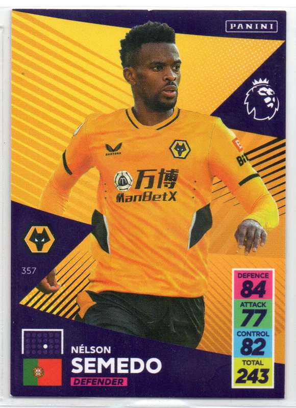 Panini Premier League 2021/22 / XL Adrenalyn - Wolverhampton Wanderers - 3 Cards