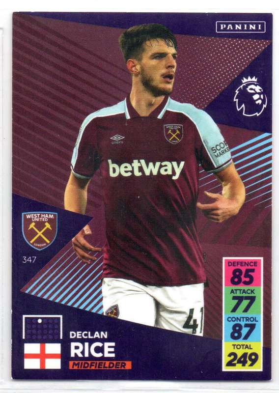 Panini Premier League 2021/22 / XL Adrenalyn - West Ham United - 4 Cards