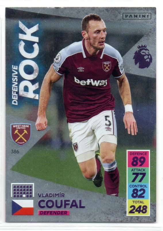 Panini Premier League 2021/22 / XL Adrenalyn - West Ham United - 4 Cards