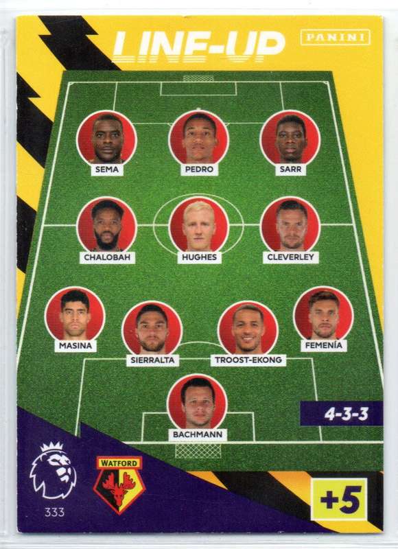 Panini Premier League 2021/22 / XL Adrenalyn - Warford - 4 Cards