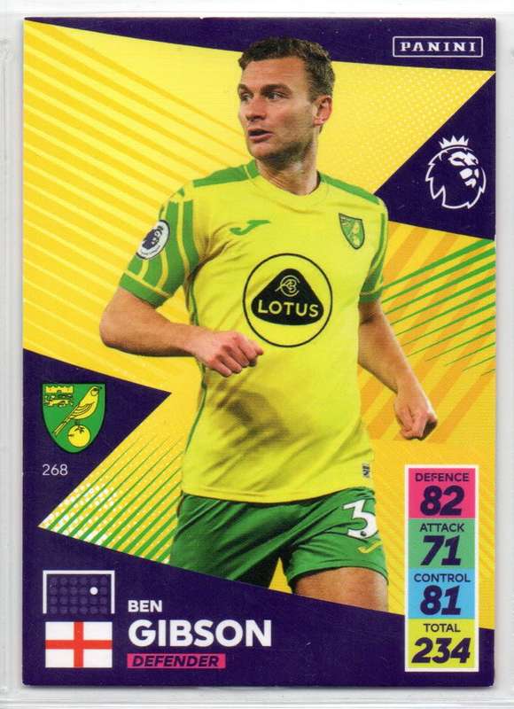 Panini Premier League 2021/22 / XL Adrenalyn - Norwich City - 6 Cards