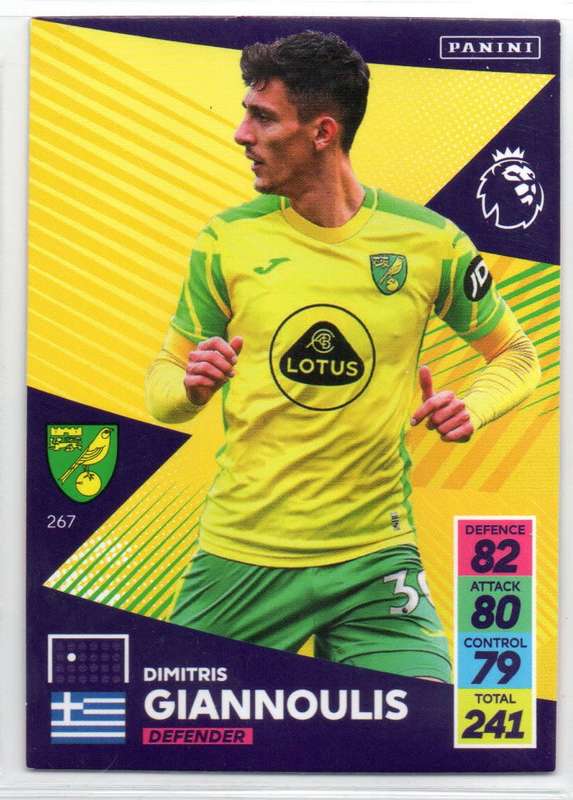 Panini Premier League 2021/22 / XL Adrenalyn - Norwich City - 6 Cards